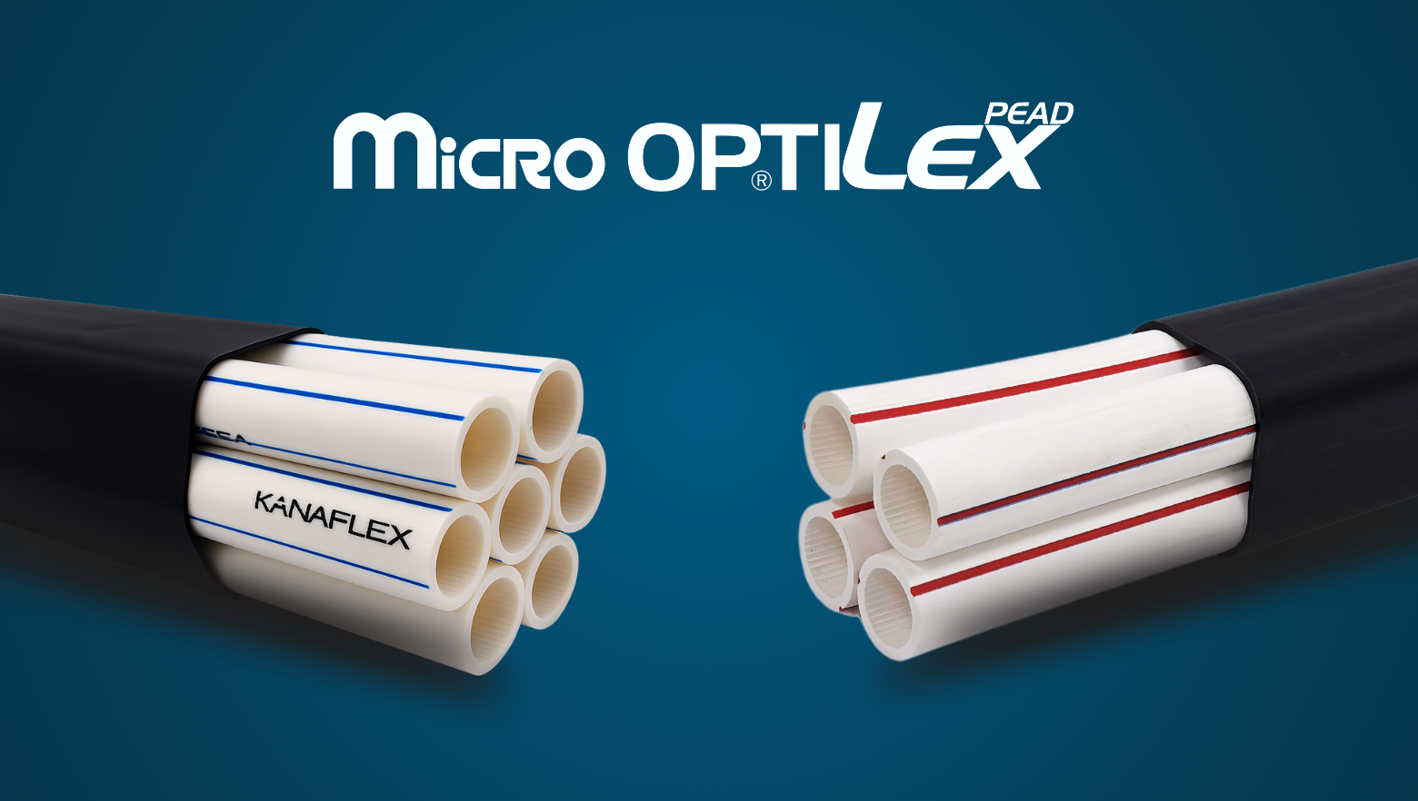 Microduto em PEAD com 7 e4 vias