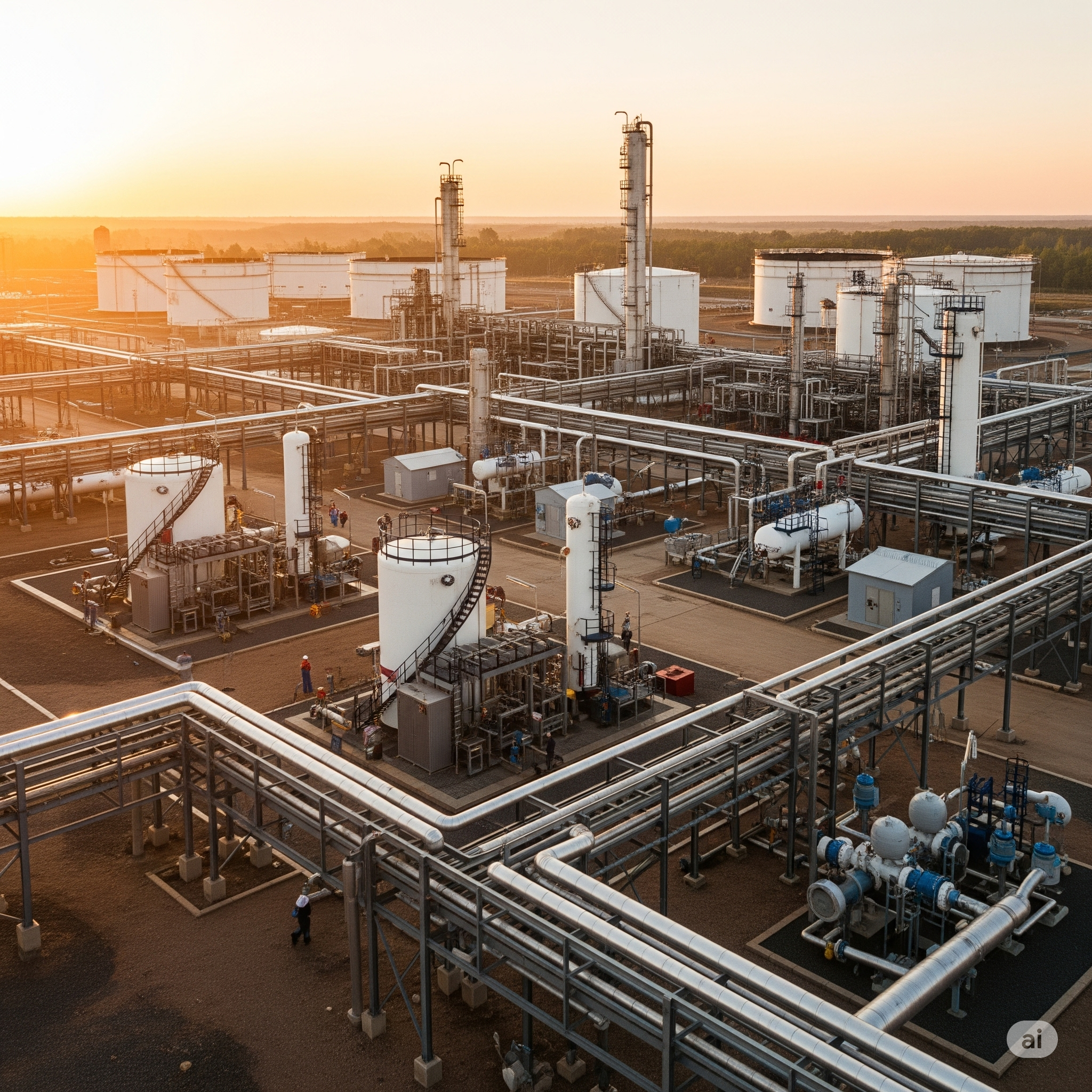 Distribuição de gás com tubos Kanaflex de alta resistência